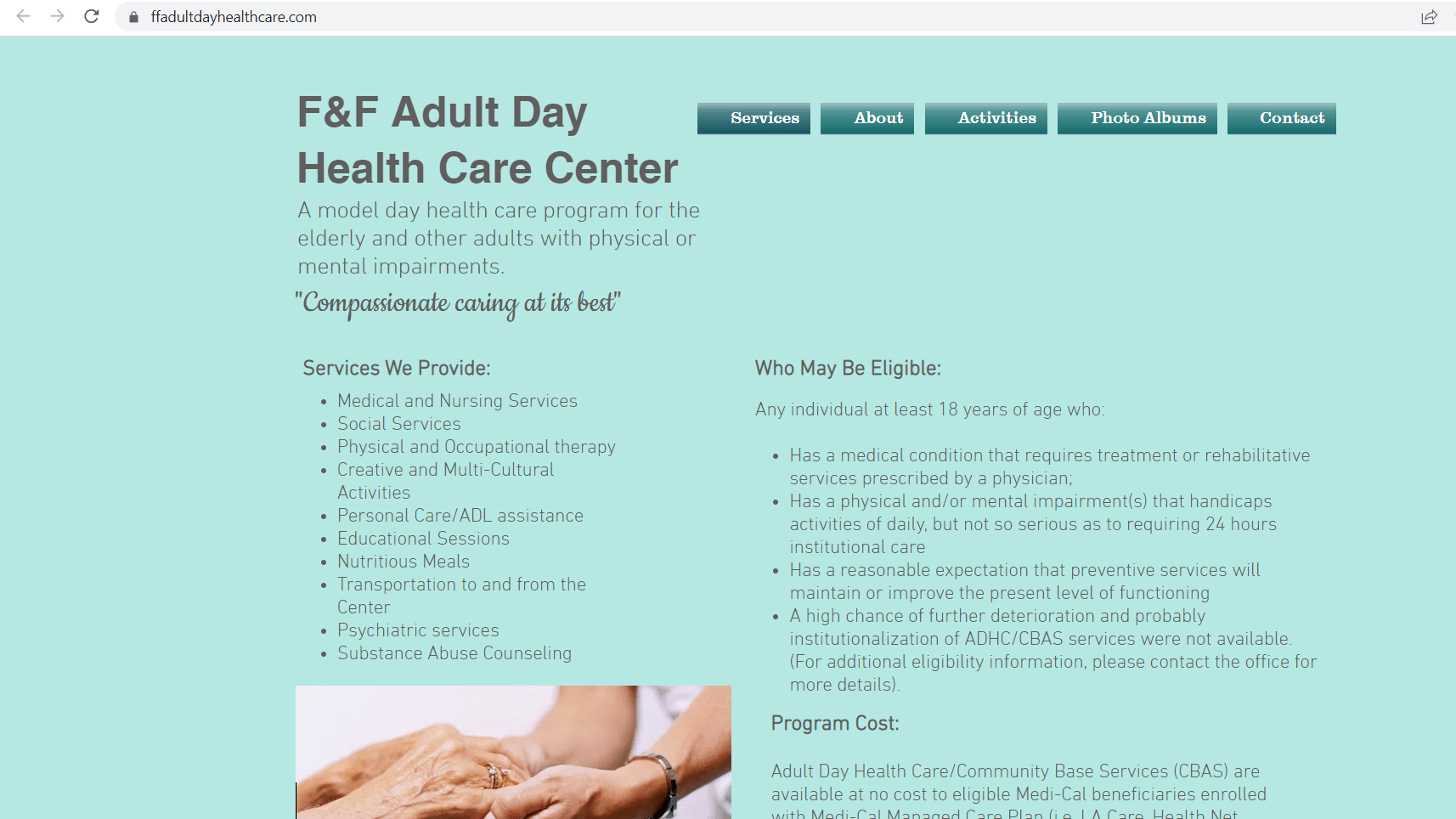 F&F Adult Day Healthcare Center (Long Beach, CA)