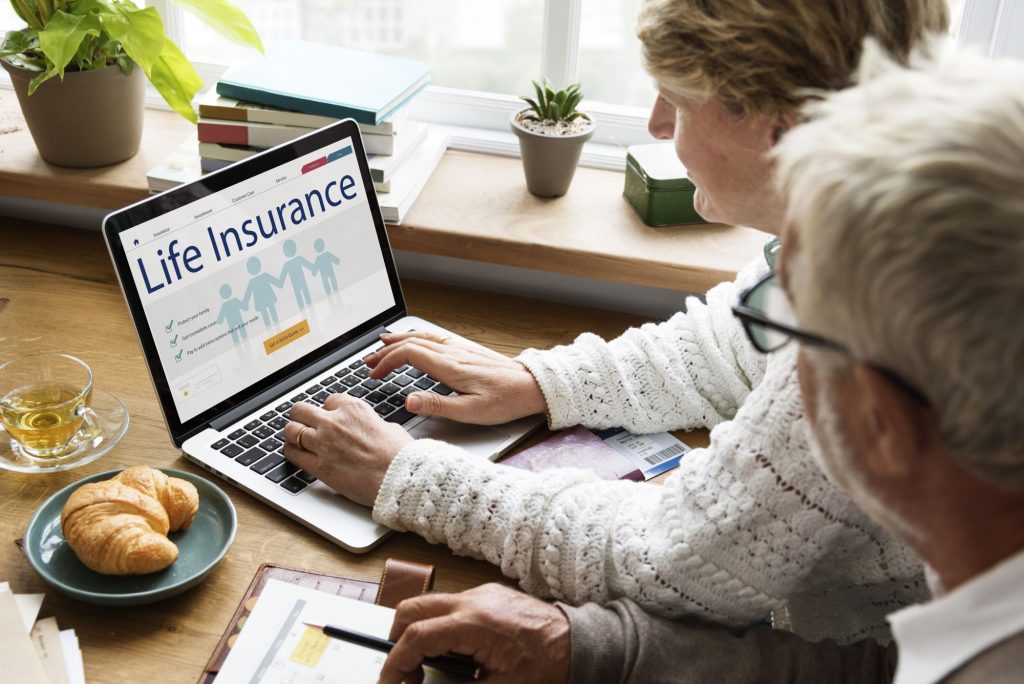 ways to pay for long-term care, life insurance, life insurance on a computer screen