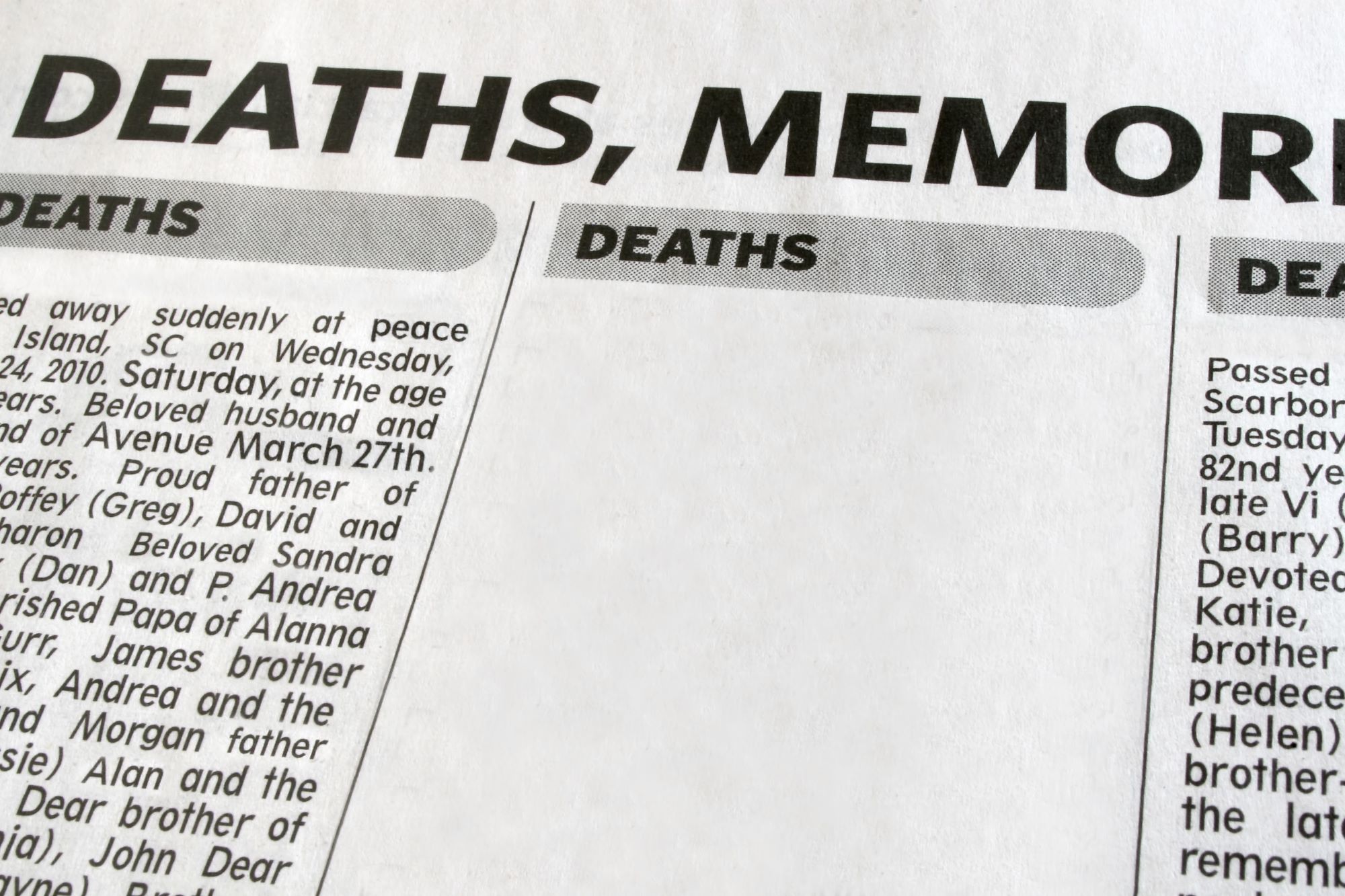 How to Write a Loved One's Obituary