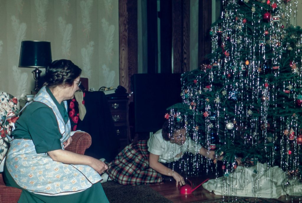 Vintage holiday trees.