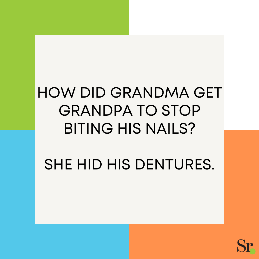 How did Grandma get Grandpa to stop biting his nails?