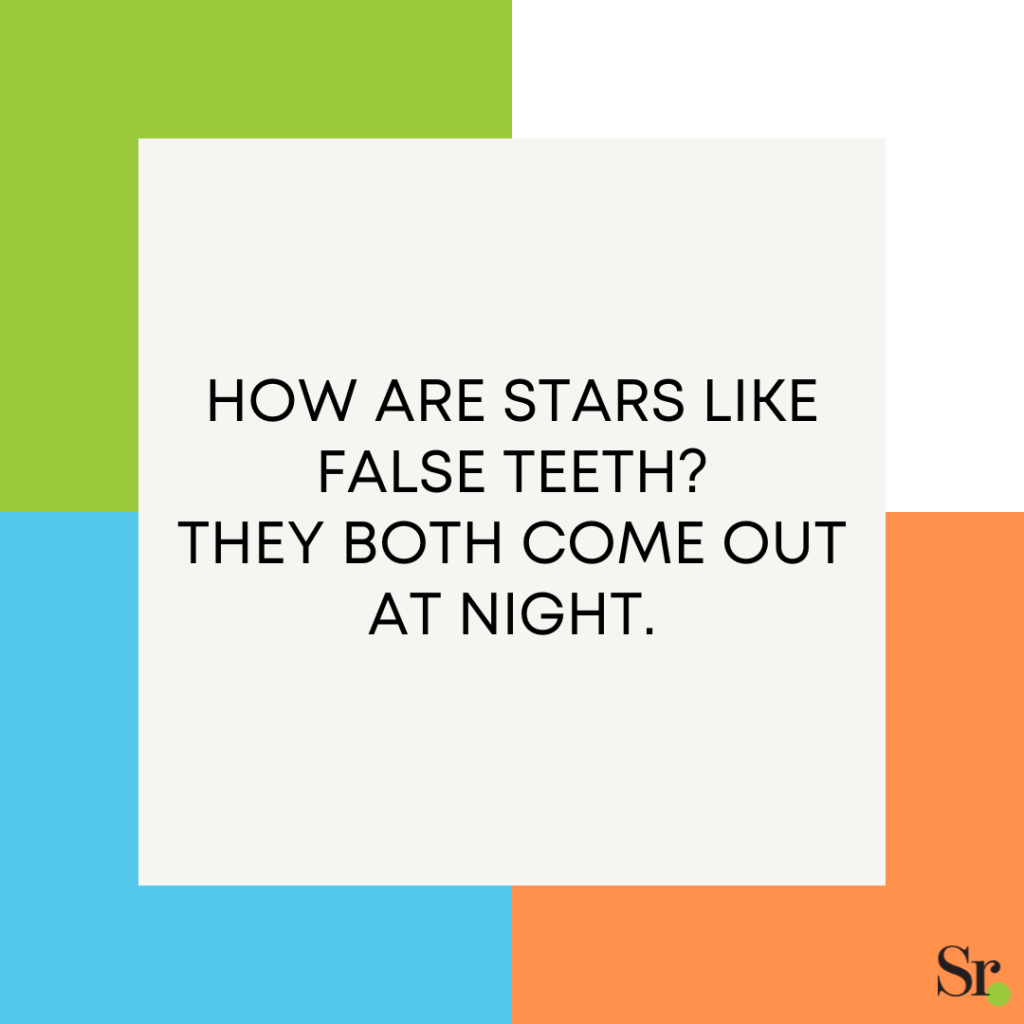 How are stars like false teeth?