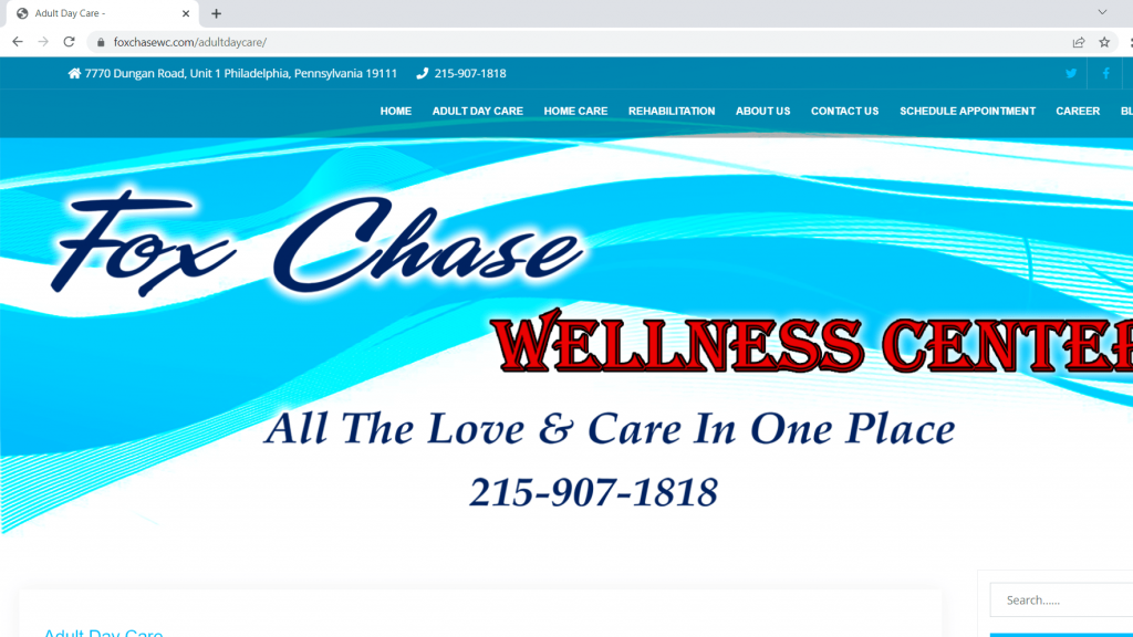 fox chase adult day care
