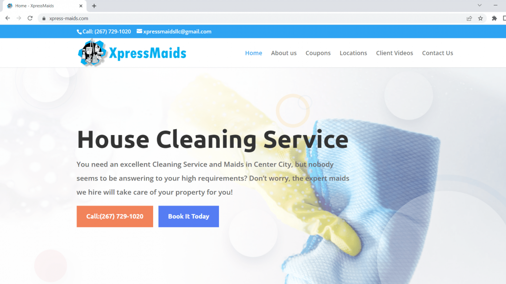 xpress maids house cleaning service