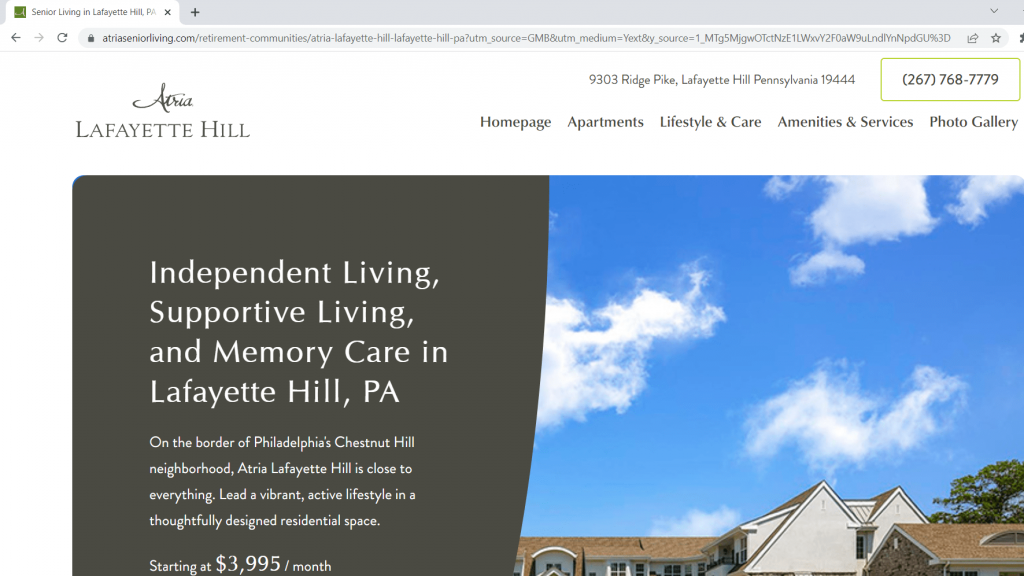 Atria Lafayette Hill (Lafayette Hill, PA)