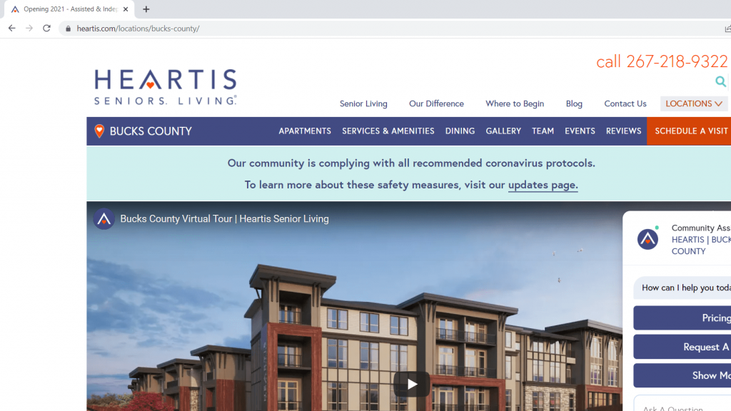 Heartis Bucks County Assisted Living (Warminster, PA)