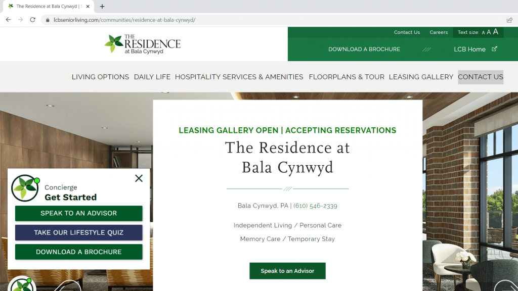 The Residence at Bala Cynwyd (Bala Cynwyd, PA)