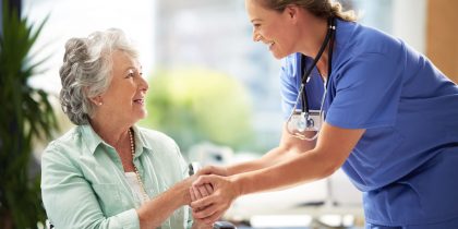 nurse and resident
