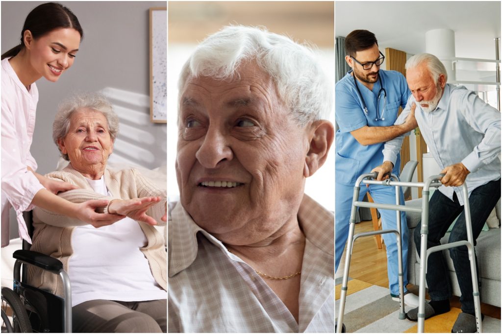 Three types of therapy for seniors in home