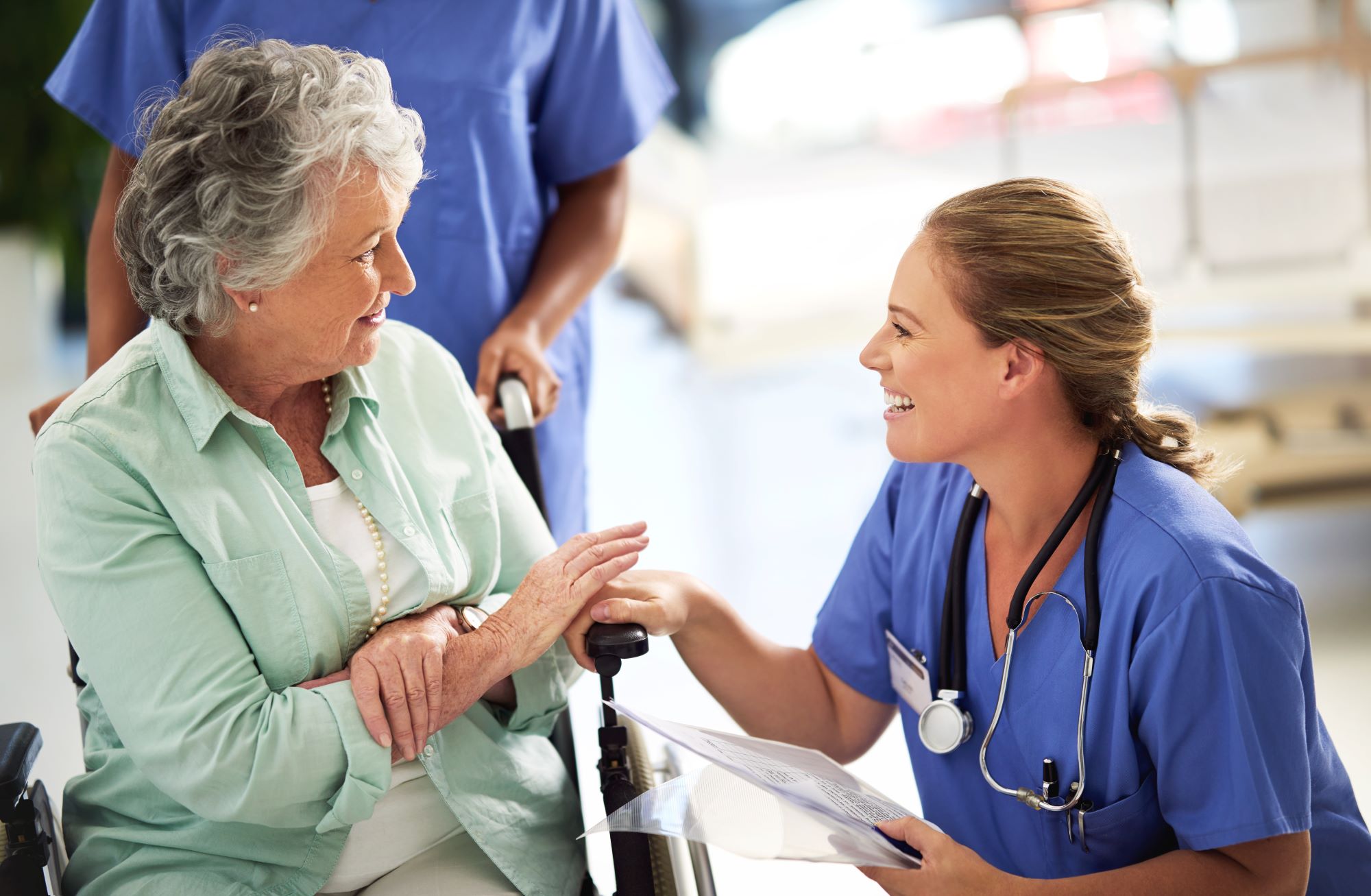 nurse in a memory care facility