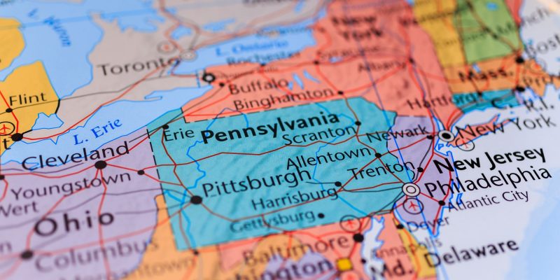Pennsylvania map