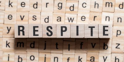 respite care word blocks