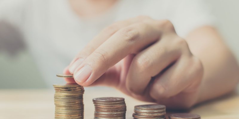 stacking coins