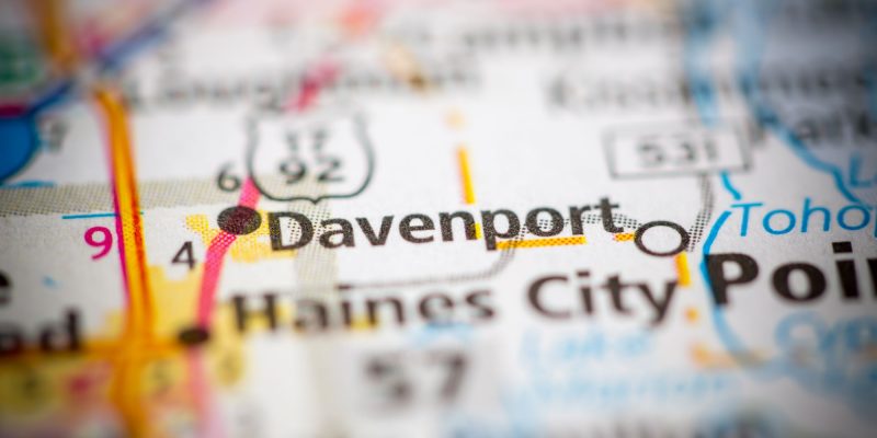 Davenport, Florida road map