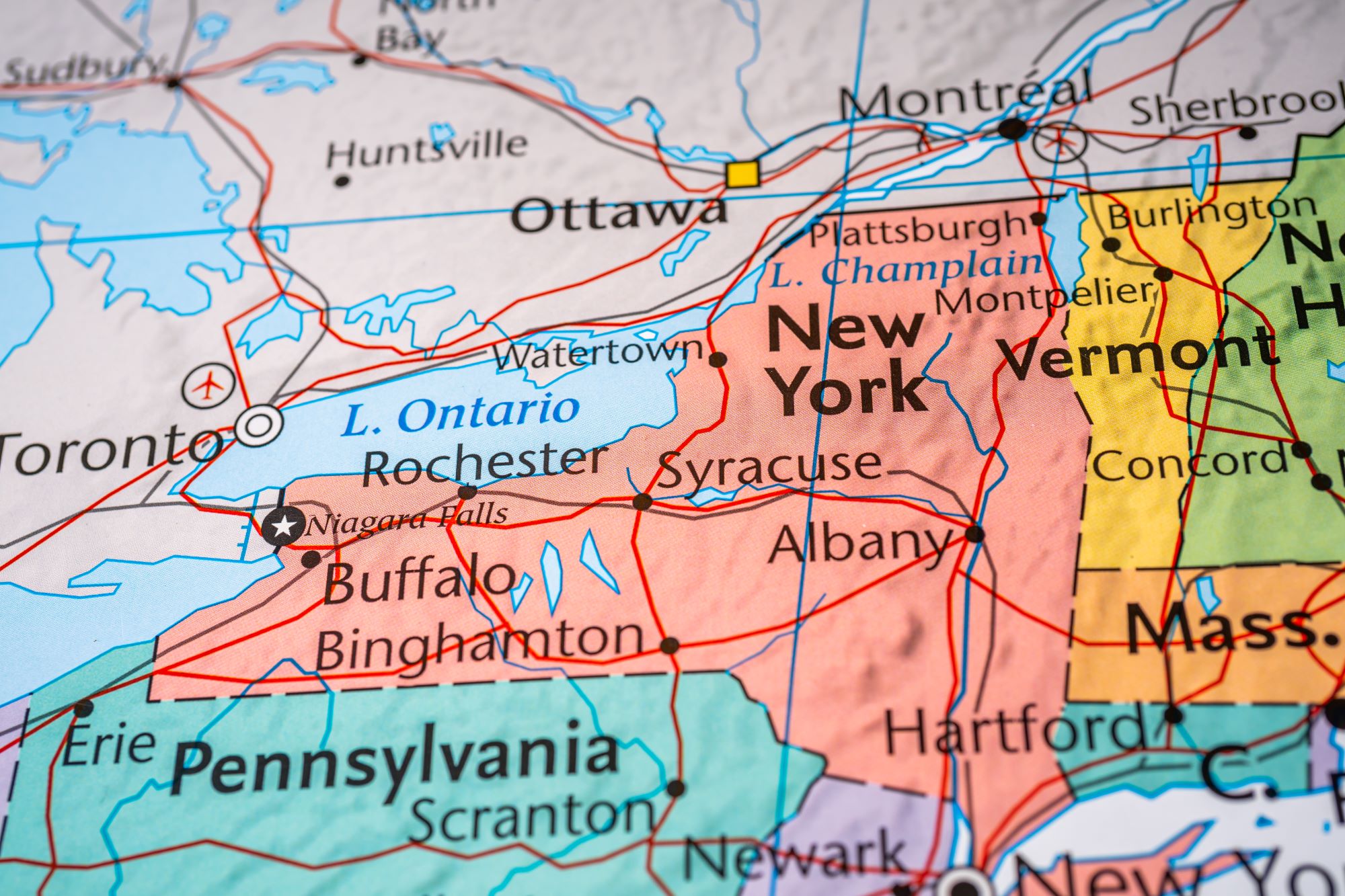New York State map