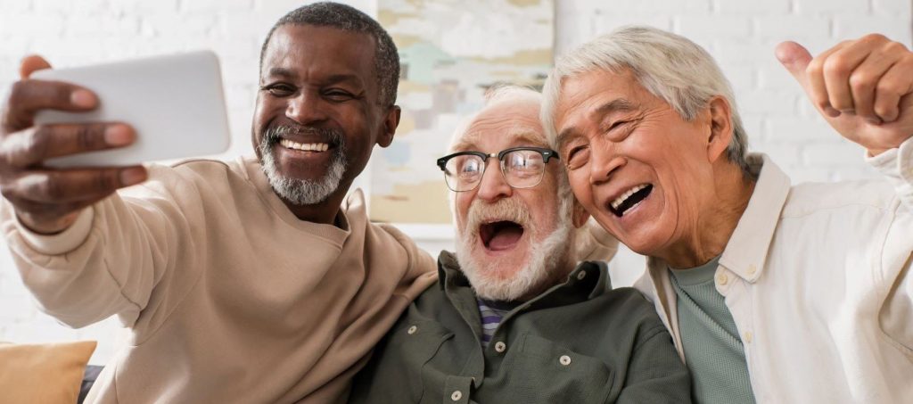 retirement community selfie