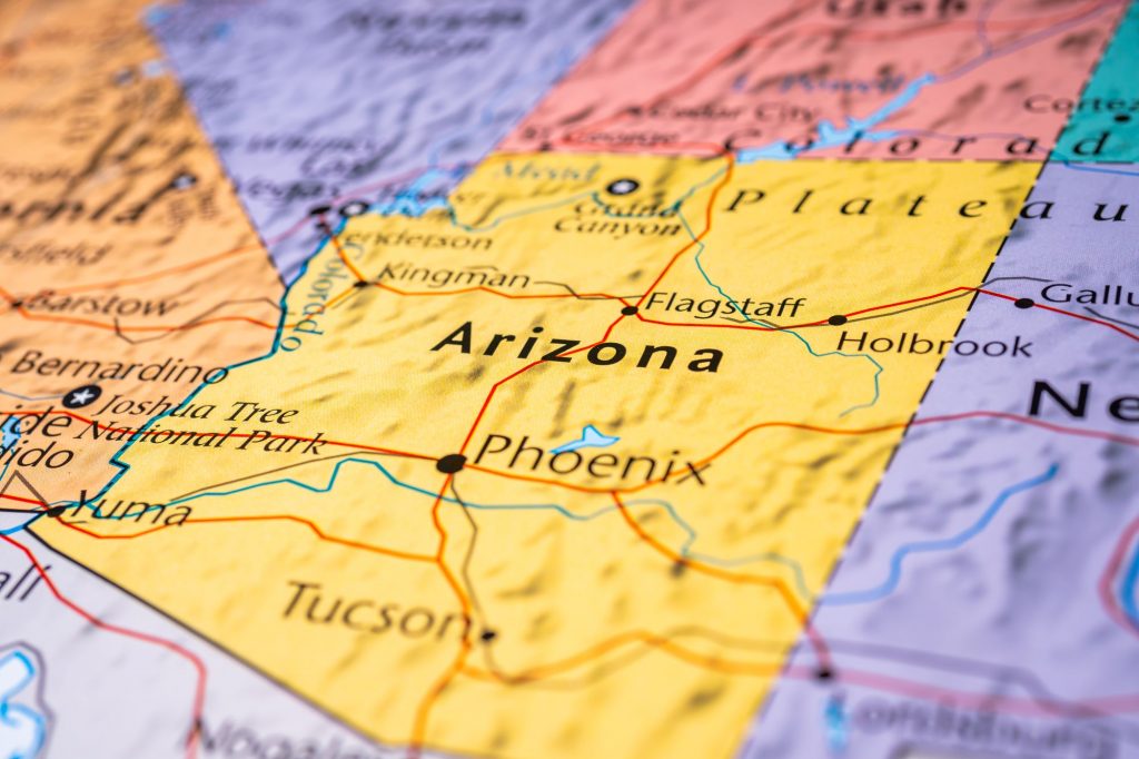 arizona map