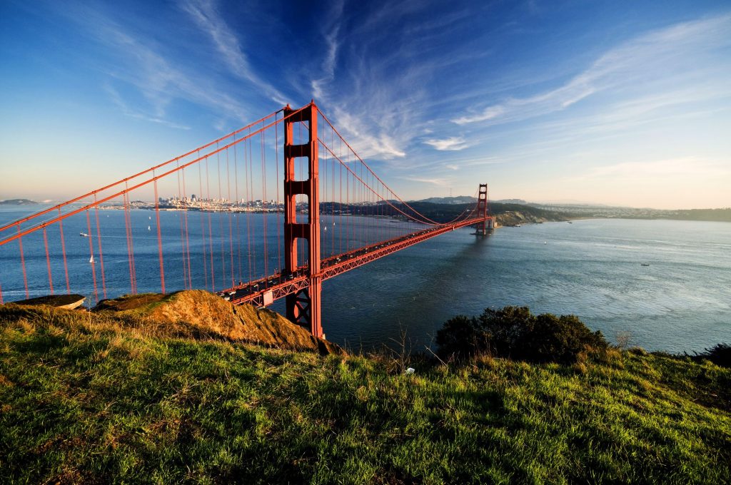 Golden Gate Bridge in San Francisco, California
