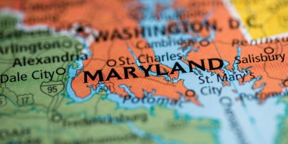 Maryland map