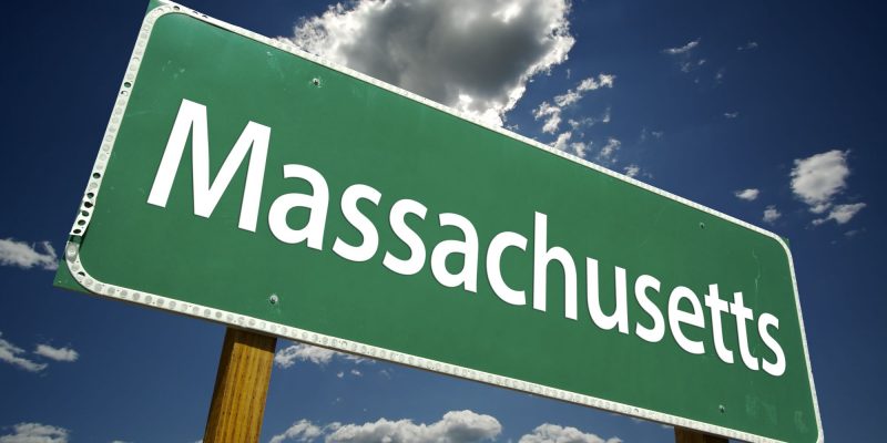 Massachusetts road sign