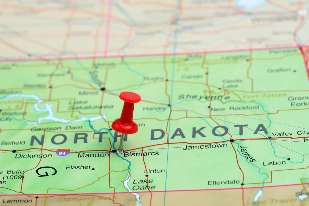 North Dakota Map