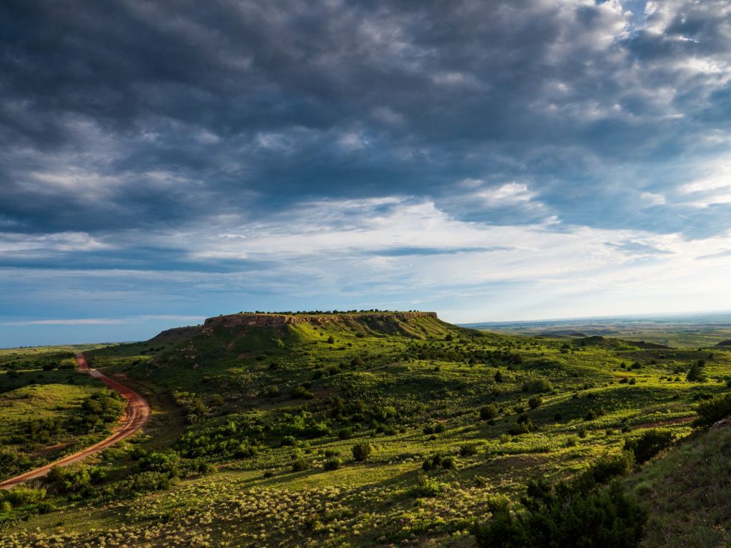 Antelope Hills in Northwest Oklahoma