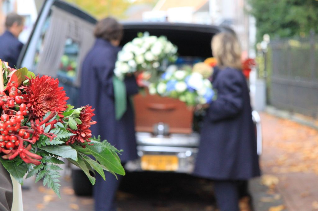 funeral of ex-spouse