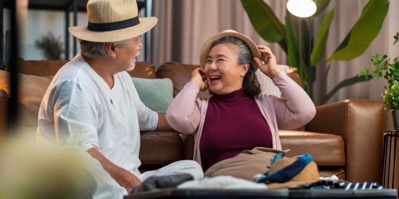 retirement travel couple