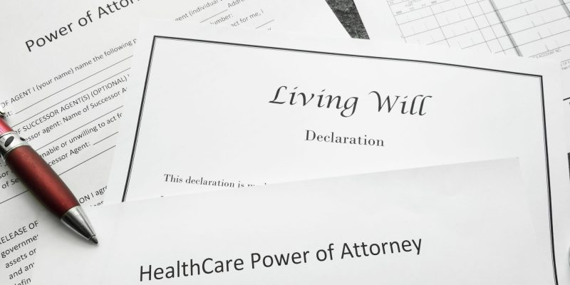 power of attorney, medical power of attorney, and living will legal documents