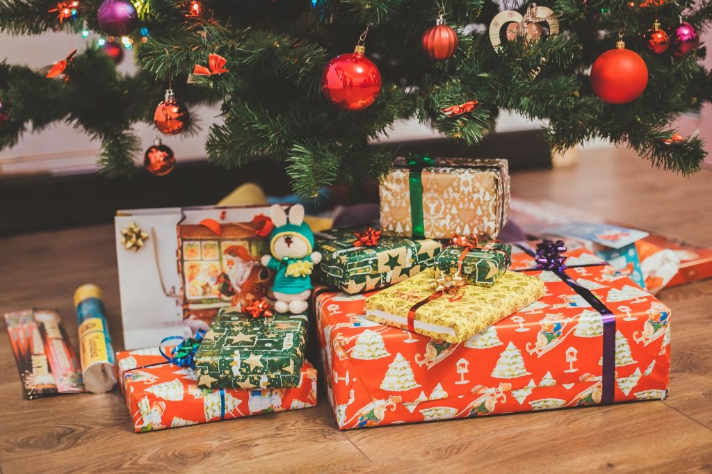 gifts under tree