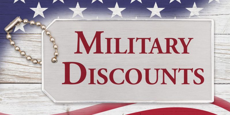military discounts
