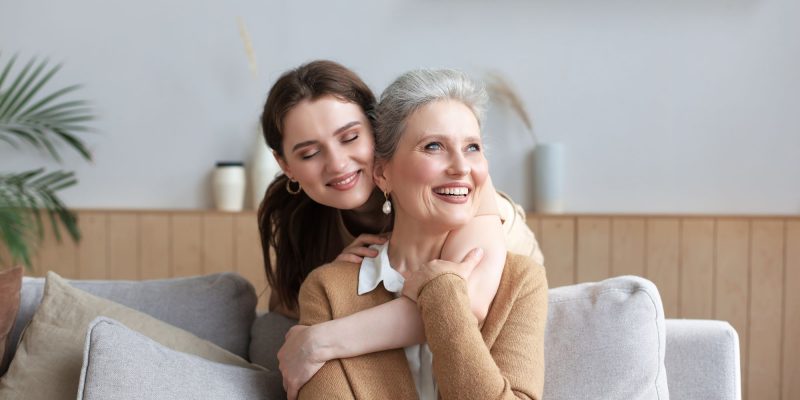 mom and daughter