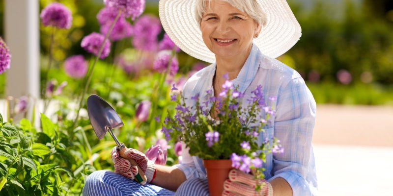 gardening hobby lady