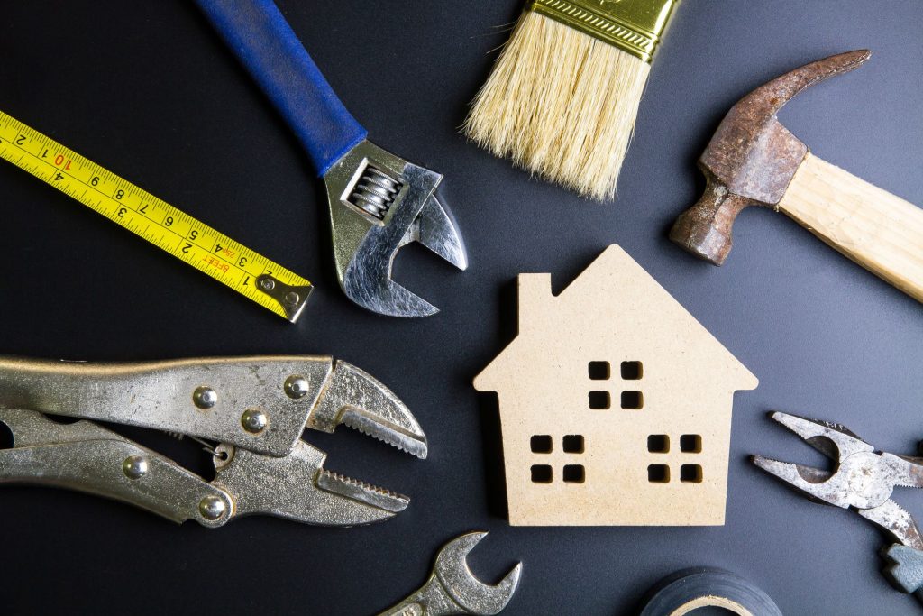 house and tools concept