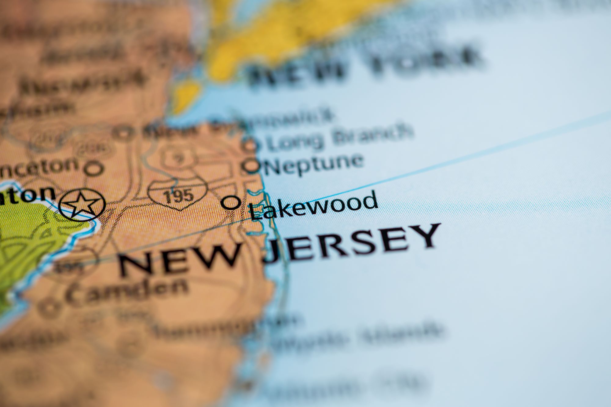 new jersey state map