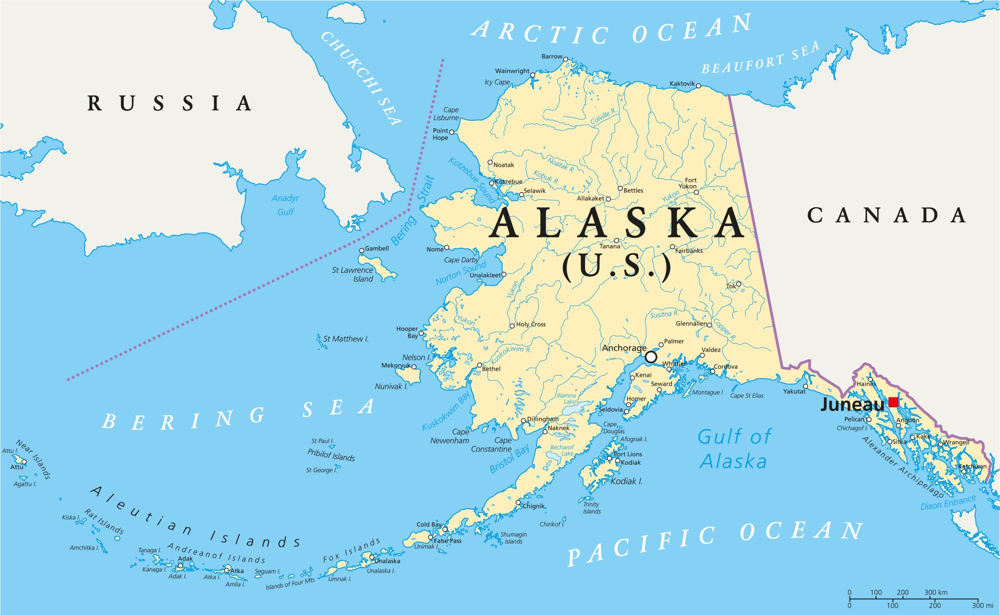 Alaska map