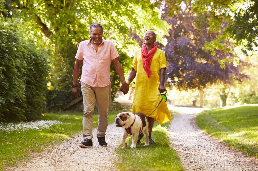 couple walking