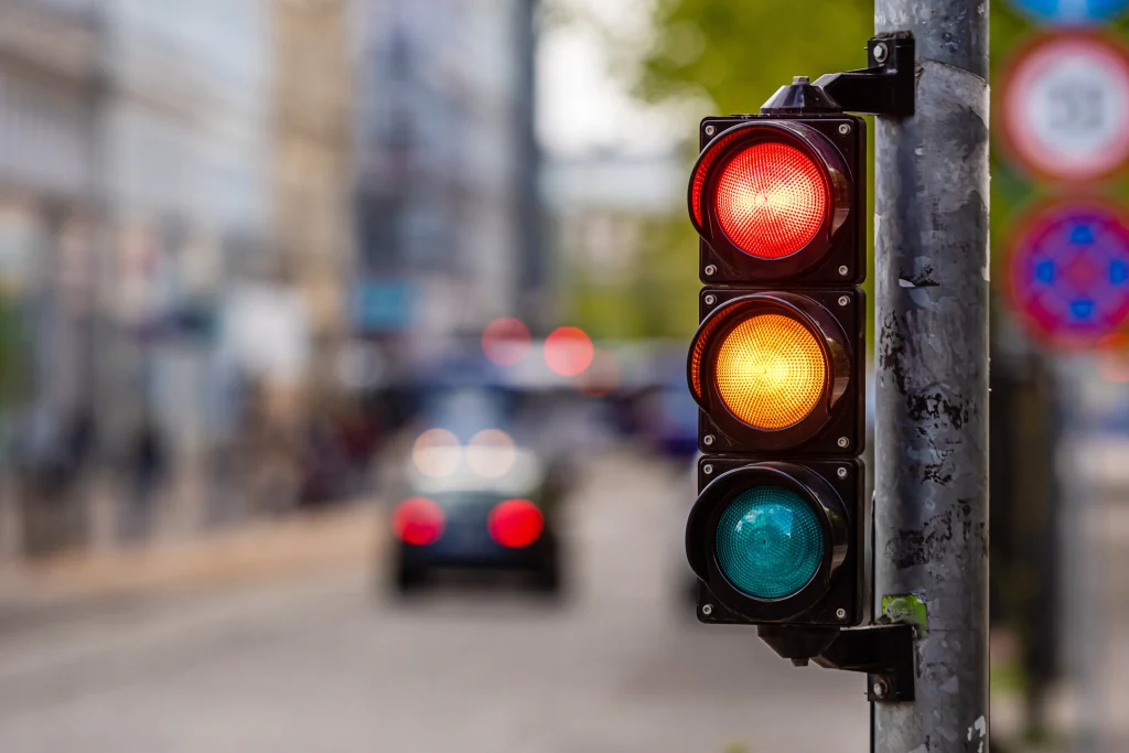 red traffic light