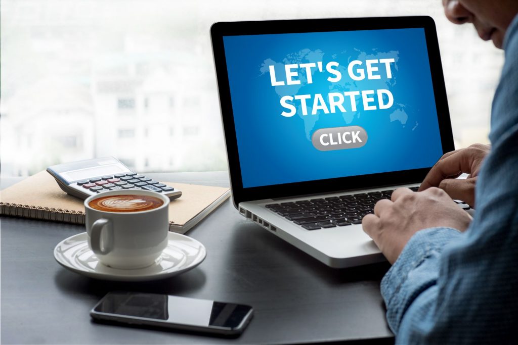 let's get started online will