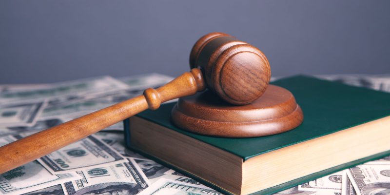 money and a gavel