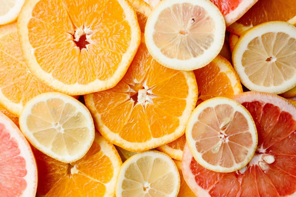 oranges up close