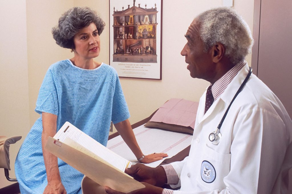 patient and doctor