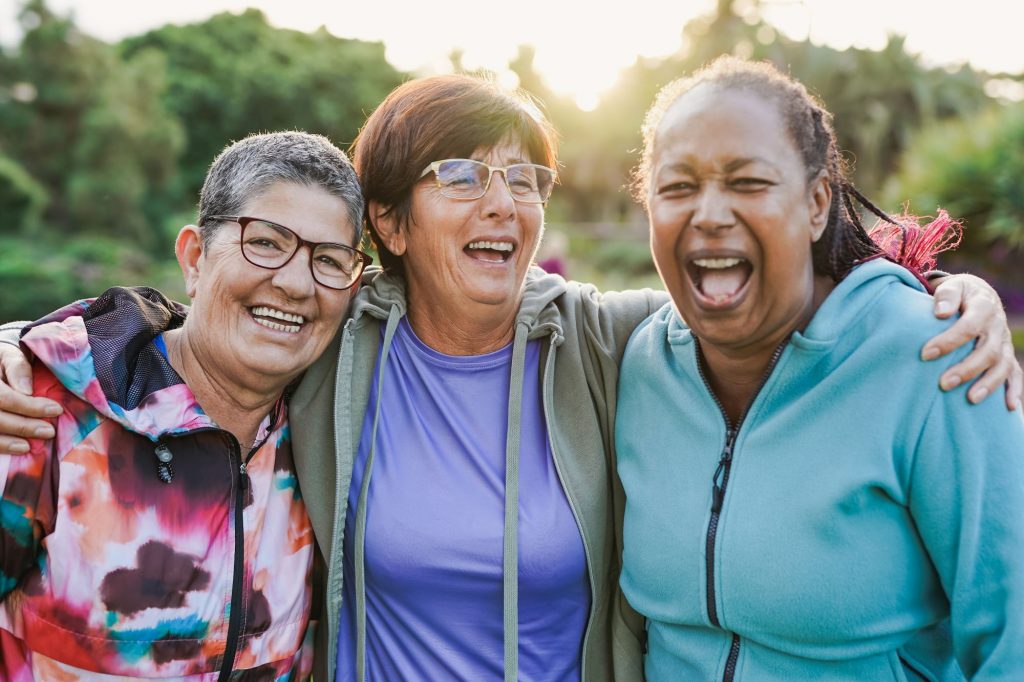 friends laughing