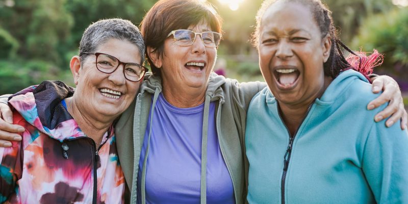 senior women friends