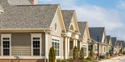 Homes in a 55+ Community