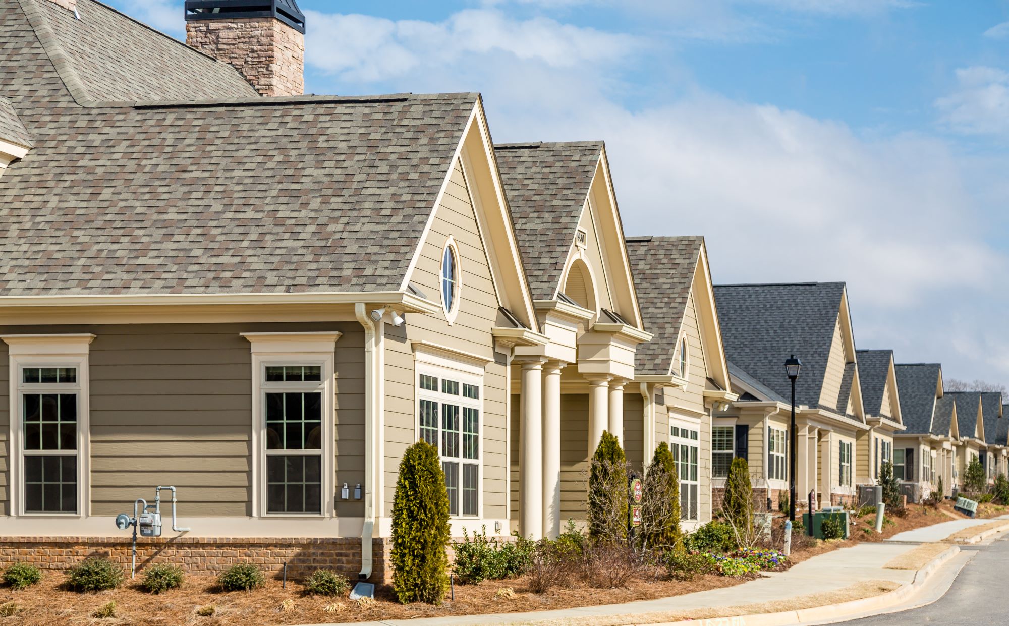 Homes in a 55+ active adult Community