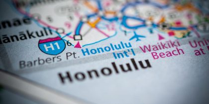 Honolulu, Hawaii map