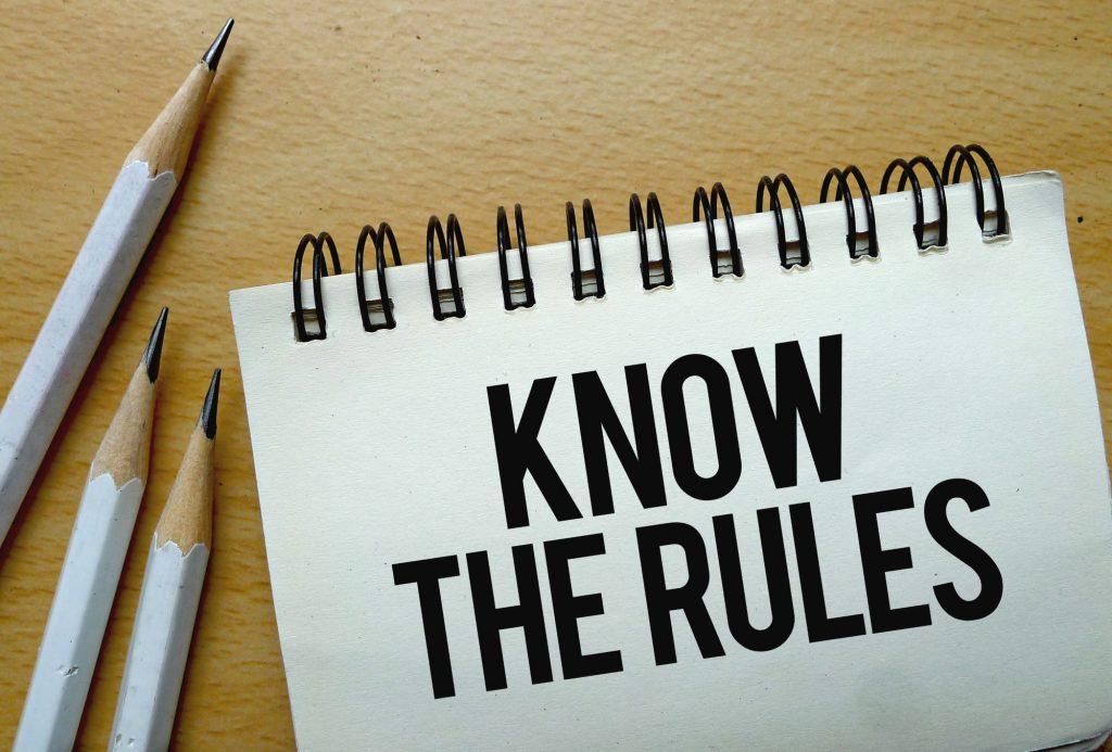 know the rules