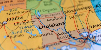 louisiana state map