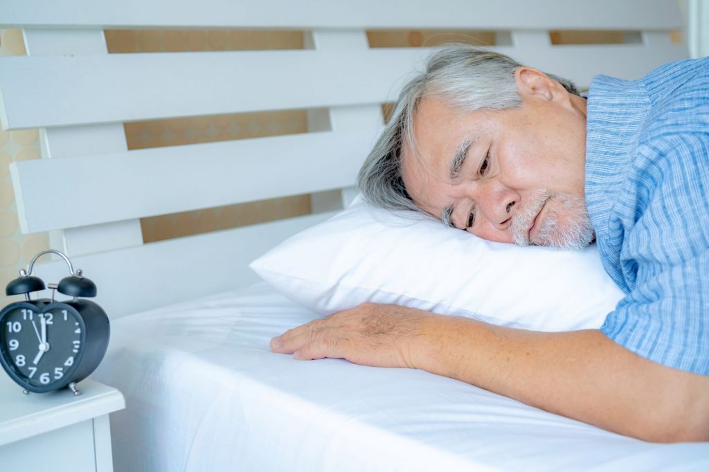 sad in bed